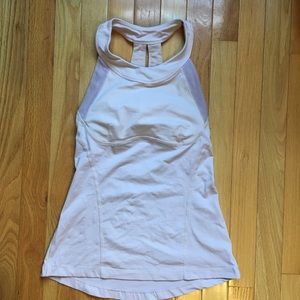 Lululemon spin it to win it tank pink high neck 4